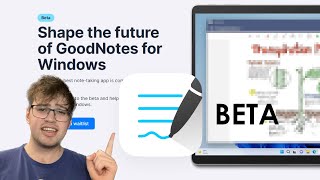 GoodNotes Windows First Look BETA [upl. by Aicekat]