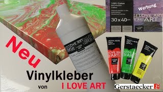 I Love Art Testen wir den neuen Vinylkleber [upl. by Rockefeller435]