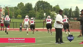 East Kentwood High School Football Practice [upl. by Nodyl]