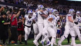 The pass The catch The celebration The disappoint Detroit Lions failed 2point conversion [upl. by Acirretal]