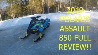 2019 POLARIS SWITCHBACK ASSAULT 850 YEAR END REVIEW [upl. by Greenberg700]