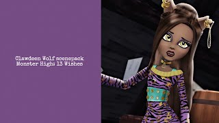 Clawdeen Wolf scenepack part 1 Monster High 13 Wishes 1080p [upl. by Pedaiah588]