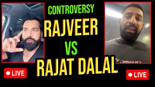 RAJAT DALAL VS RAJVEER FITNESS NEW INSTAGRAM LIVE  ELVISH YADAV CONTROVERSY  LIVE STREAMING [upl. by Suoivatram]