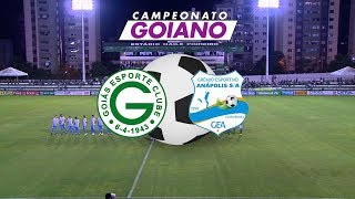 Campeonato Goiano 2018 Goiás x Grêmio Anápolis  5ª Rodada 31012018 [upl. by Yerdua]