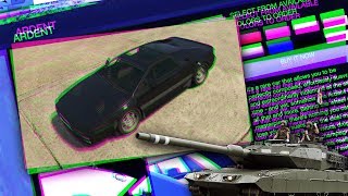 TENK OD AUTA U GTA V  Grand Theft Auto V  Ocelot Ardent  Gunrunning DLC [upl. by Dulciana]