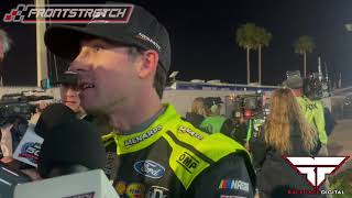 Ryan Blaney Crashes Out Of Daytona Duel quotIm Pied And I Have Every Right To Be Piedquot [upl. by Kcolttam]