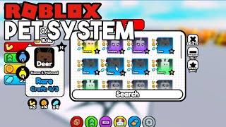 Pet System Showcase  Roblox Studio [upl. by Malvie269]