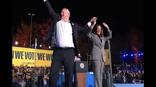 LIVE Vice President Kamala Harris Governor Tim Walz hold campaign rally in Ann Arbor Michigan [upl. by Amikat13]