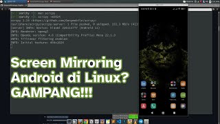 Cara Mudah Screen Mirroring Android di Linux [upl. by Prakash339]