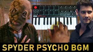 Spyder  Psycho Villian Bgm  Cover By Raj Bharath  Mahesh Babu AR Murugadoss Harris Jayaraj [upl. by Gianni837]