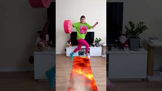 Floor is Lava vs Fire Baby in Yellow  Like and Subscribe [upl. by Nlycaj]