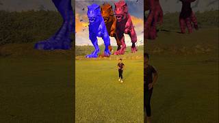 Big dinosaur chaseTRexe chasing part shorts dinosaur youtube dinosaurs superman video vfx [upl. by Carry]