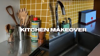 renter friendly Kitchen Makeover  abetweene [upl. by Spanos769]