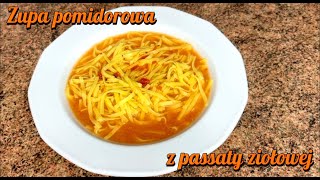 ZUPA POMIDOROWA Z PASSATY 😋– najprostszy przepis na pomidorówkę [upl. by Squires]