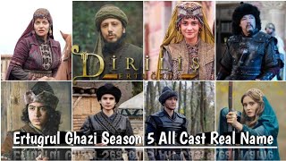 Ertugrul ghazi season 5 Cast Real Name and age Dirilis ertugrul season 5 characters real name [upl. by Loralee]