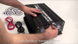 Modificata onda inverter 3000W 12V a 220V distribuito Cablematic ® [upl. by Chaunce]