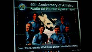 Stazione spaziale ISS trasmissioni SSTV 131124 UTC 1905 [upl. by Lehteb]