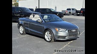 2015 Audi A3 20T Premium Atlanta Marietta Roswell Kennesaw Woodstock GA [upl. by Nwahsuq24]