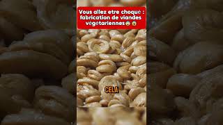 La viande végétarienne à base de gluten 🌱🍔 shorts food meat vegan factory cooking fyp feed [upl. by Aicile]