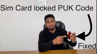 How to unlock Sim Card PUK Code  Sim Card is locked PUK Code for Sim Card [upl. by Mackintosh]