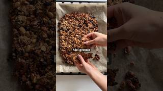 Házi granola recept🧸🍂🥜 reggeli egészségestáplálkozás reggeliötlet [upl. by Brink928]