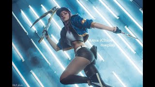 K⁄DA Akali Backstage by iChios cosplay [upl. by Barabas]