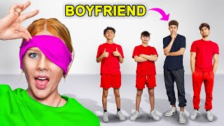 Girlfriend Tries To Find Boyfriend Blindfolded Emotional [upl. by Jasun]