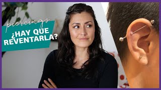 ¿Debes REVENTAR la famosa bolita 🤔 Te explico sobre los quotqueloidesquot  Piercings [upl. by Byler629]