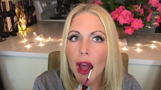 Younique Lip Stain Kiss Test  OUTTAKES [upl. by Alletsirhc]