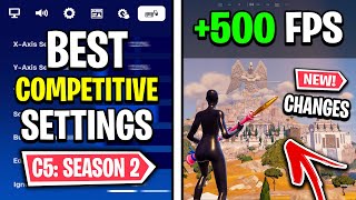 The BEST Competitive Settings in Fortnite Chapter 5 SEASON 2 🔧 FPS Tweaks  0 Input Delay [upl. by George]