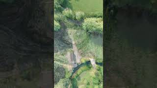 AvantAprès  Renaturation de l’ancienne pisciculture de Renty par le SMAGEAA Drone [upl. by Matilde]