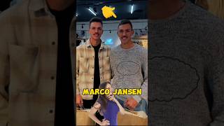 Marco Jansen के साथ आखिर ये है कौन 🤔 shorts [upl. by Merrielle]