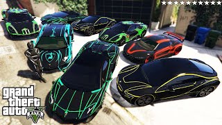 GTA 5  Stealing NEW TRON SUPER CAR With Franklin  Real Life Cars 78 [upl. by Lemart]