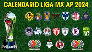 ✅️CALENDARIO COMPLETO LIGA MX CLAUSURA 2024 🔥🔥 [upl. by Ennywg543]