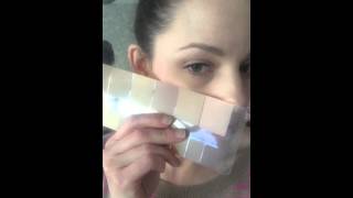 How to use your Younique Foundation Colour Match Chart  Shade Stick [upl. by Annaiv682]