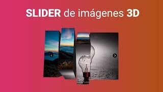 ¡MÍRALO Slider de imágenes en 3D  HTML  CSS  JavaScript  MagtimusPro [upl. by Allit]