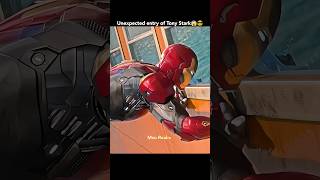 Tony Stark awesome entry in front of Peter Parker to protect ship 🔥🥶shorts ytshorts marvel [upl. by Htiekram]