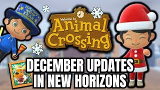 December Updates in Animal Crossing New Horizons [upl. by Efram]