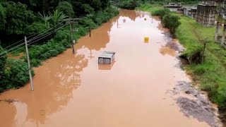 Schwere Überflutungen in Brasilien fordern viele Todesopfer [upl. by Elak944]