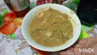 Dhania Chicken Recipe by Kitchen of Madhabi [upl. by Nauqet]