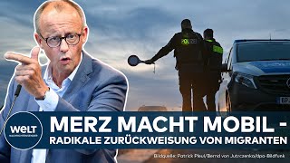 ZURÜCKWEISUNG VON MIGRANTEN Friedrich Merz fordert quotverbindliche Erklärungquot der Ampel bis Dienstag [upl. by Sidonia503]