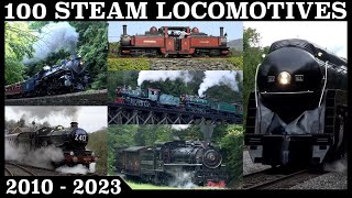 100 Steam Locomotives [upl. by Anirehs]