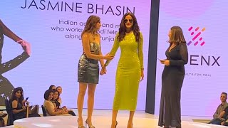 Jasmin Bhasin ramp walk in Delhi [upl. by Enytsuj583]