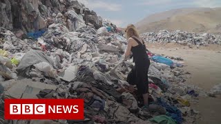 The fast fashion graveyard in Chiles Atacama Desert  BBC News [upl. by Swift289]