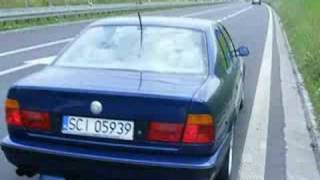 BMW M5 E34  0100 kmh [upl. by Jemine329]