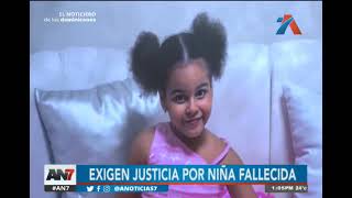 Exigen justicia por niña fallecida [upl. by Alderman314]