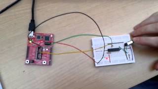 Fast  slow blinking LED example for MSP430G2553 with microswitch [upl. by Ztnarf565]