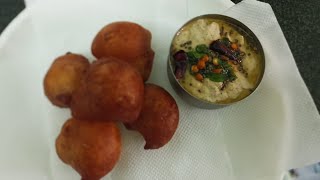 preparing Mysore bonda recipe mysorebonda mysorebondarecipe bondarecipe food foodlover foodie [upl. by Eecyak]