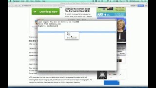 How to Change Mac Screenshot File Format in OS X [upl. by Ahsieker]