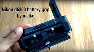 Battery grip for Nikon D5300 D5600 D3300 D3400 [upl. by Acsisnarf]